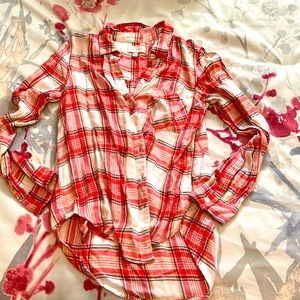 Lucky brand high-low button down.